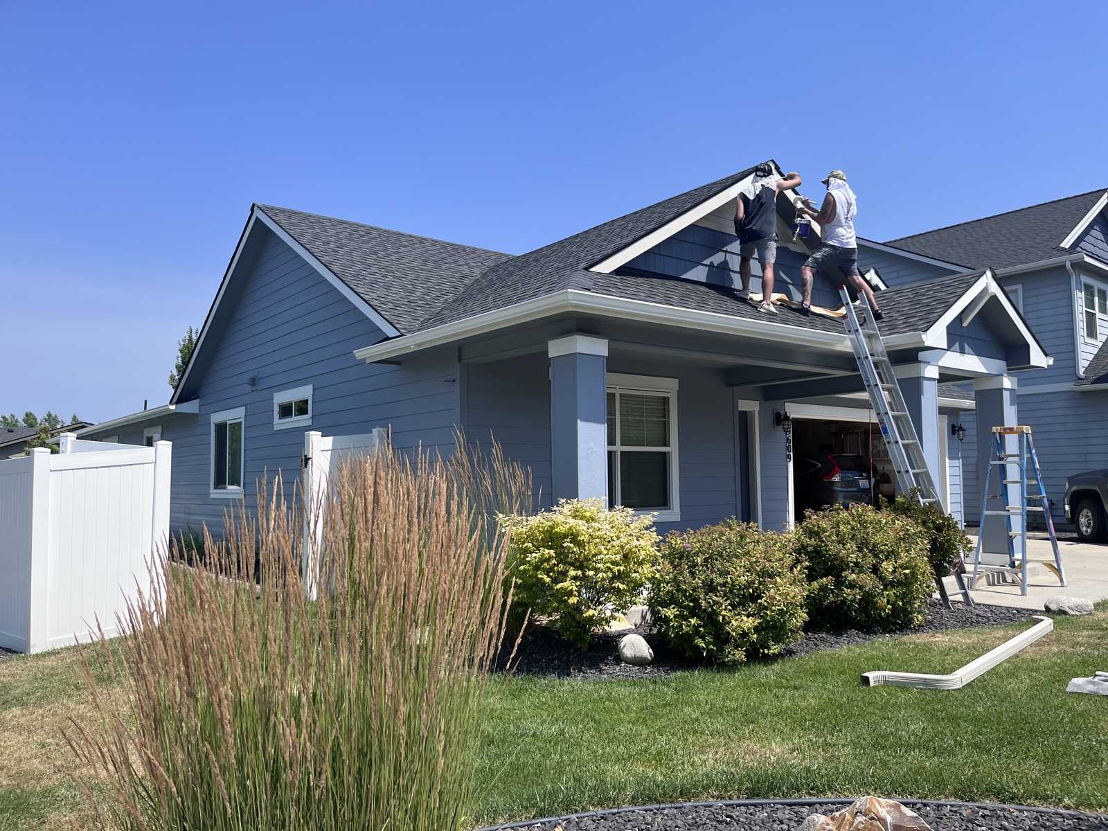 Omni Painting LLC full crew exterior painting Spokane WA