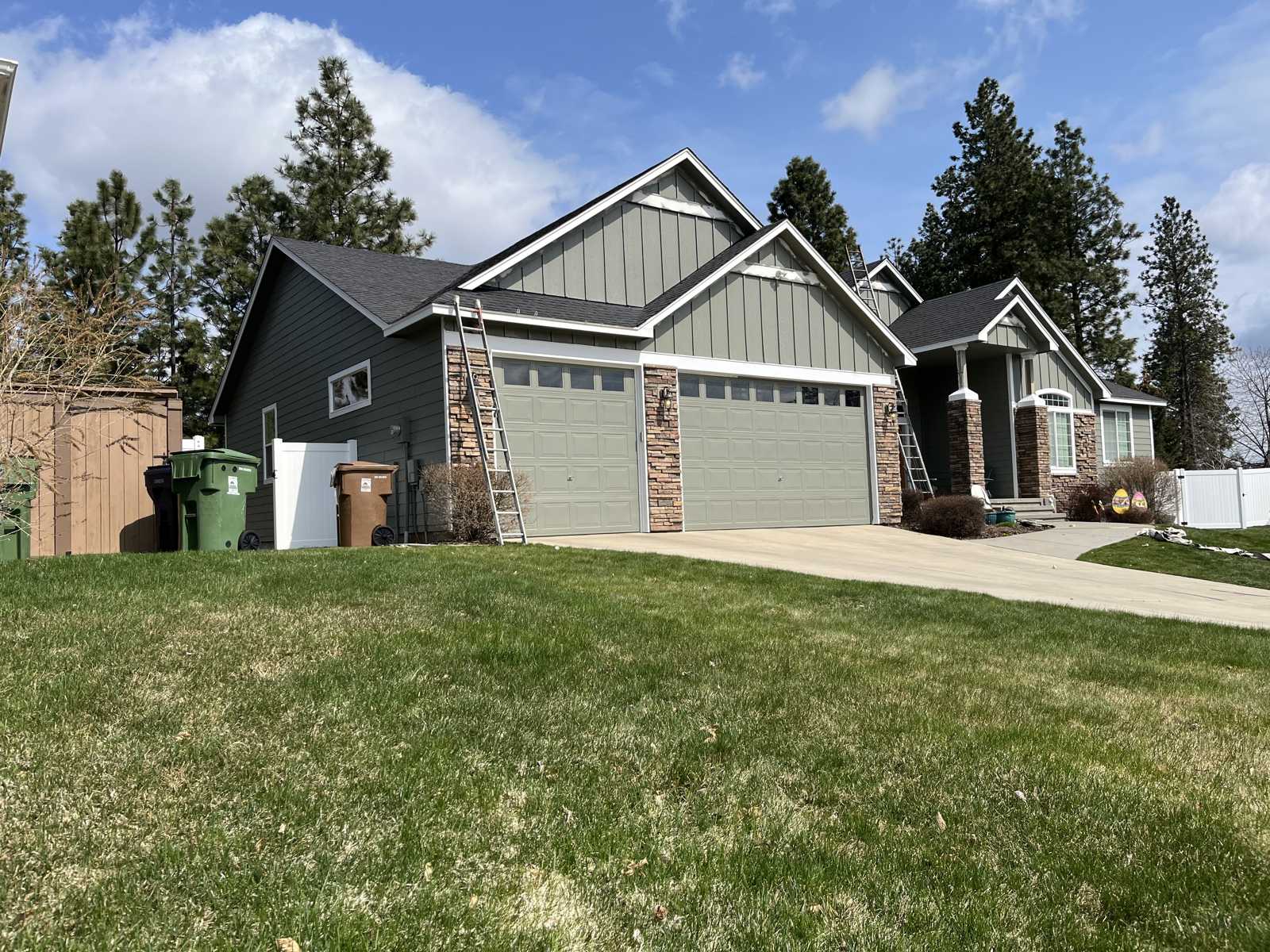 Large craftsman exterior painting Spokane Valley WA