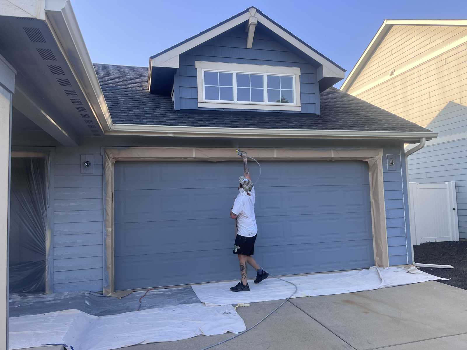 Split level exterior painting Spokane Valley WA